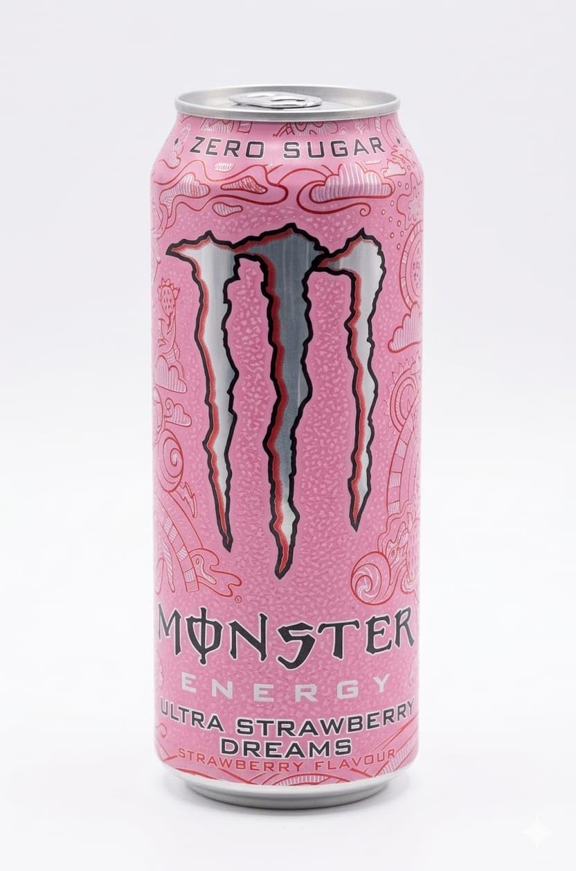 Monster Energy Ultra Strawberry Dreams, Zero Sugar, Strawberry Flavour, with Taurine, Ginseng, Caffeine, L-Carnitine and B Vitamins, 500ml-image-35