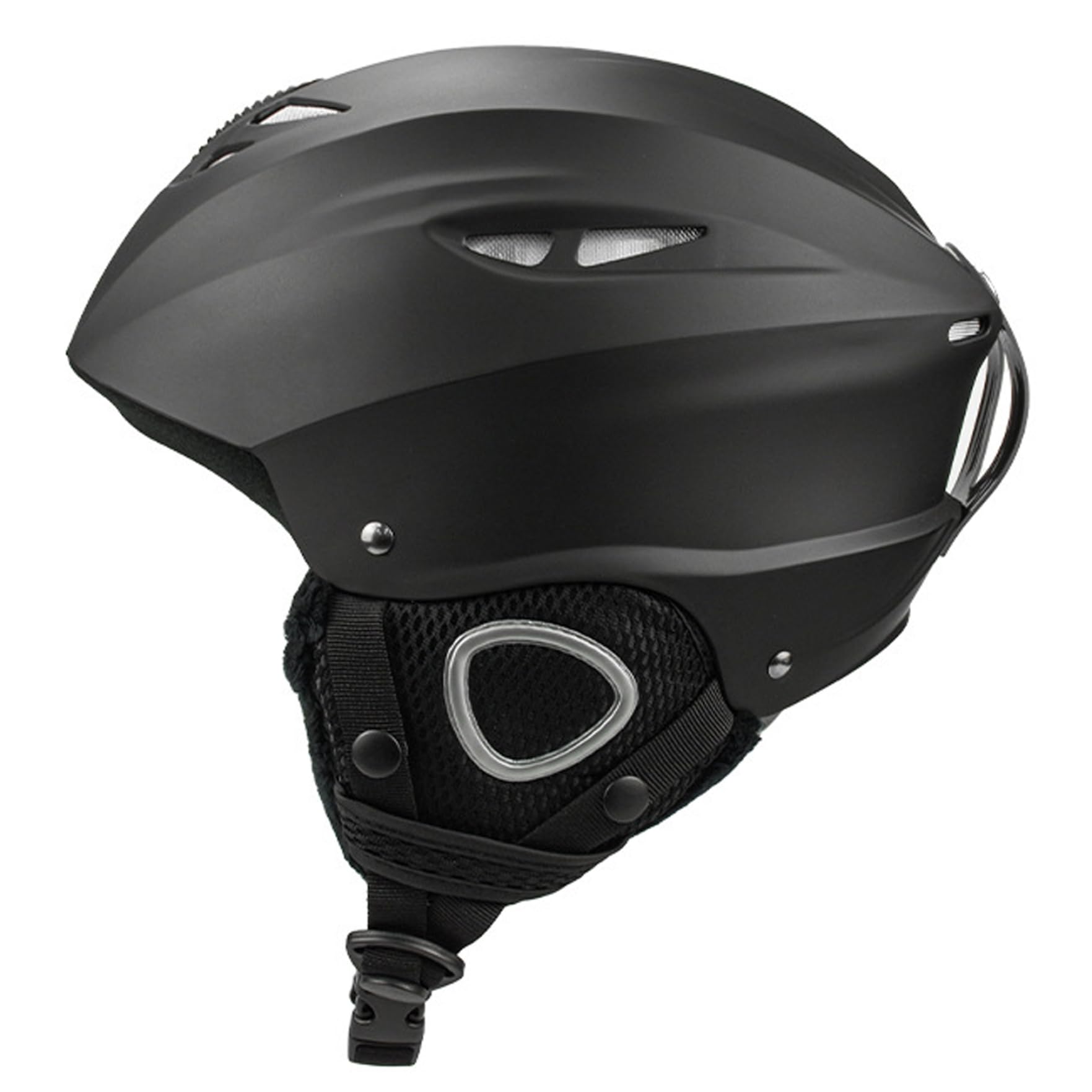 Casco de esquí de nieve unisex ajustable con almohadilla de protección 8