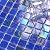 smafusion 11.5sqft Iridescent Cobalt Pool Tile, Glass Mosaic Floor and Wall Tile for Bathroom, Kitchen Backsplash, Swimming Pool, Shower, Accent Wall, Outdoor (10pcs, Dark Blue)