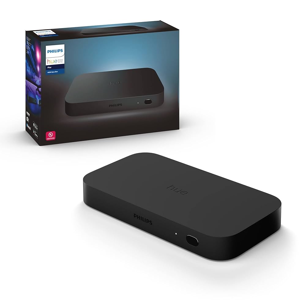その他 PHILIPS hue HDMI Sync Box 4K Philips Hue Play HDMI Sync Box - Immersive Home Entertainment