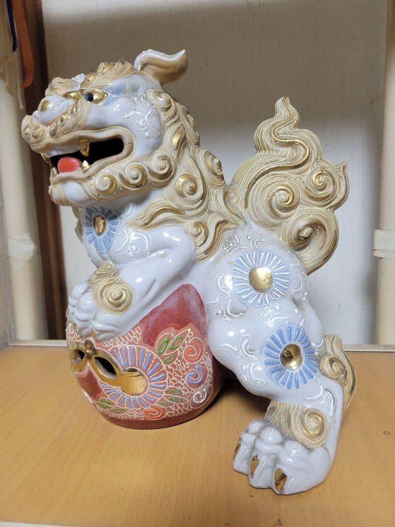 Amazon.co.jp: 玉乗り獅子の置物 : ホーム＆キッチン