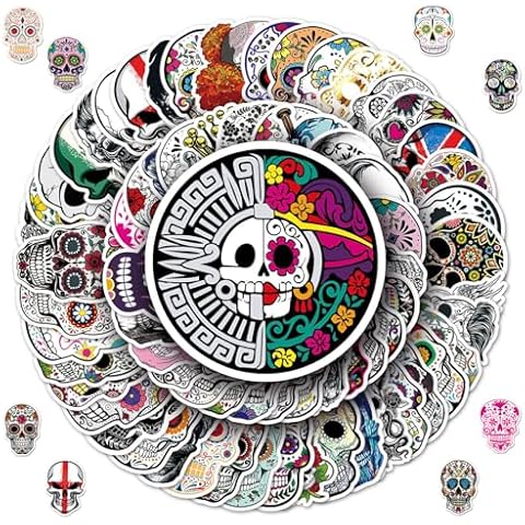 Autocollants Crâne Sucre Zhlearda Cover