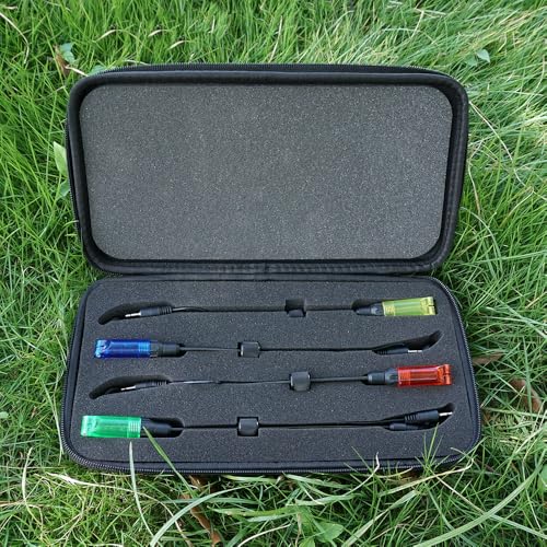 Karpfenangeln Swinger, 4 StüCk, Led-Licht, 2,5 Mm Stecker, Abnehmbar., Swinger Angeln Bissanzeiger Angelzubehör.
