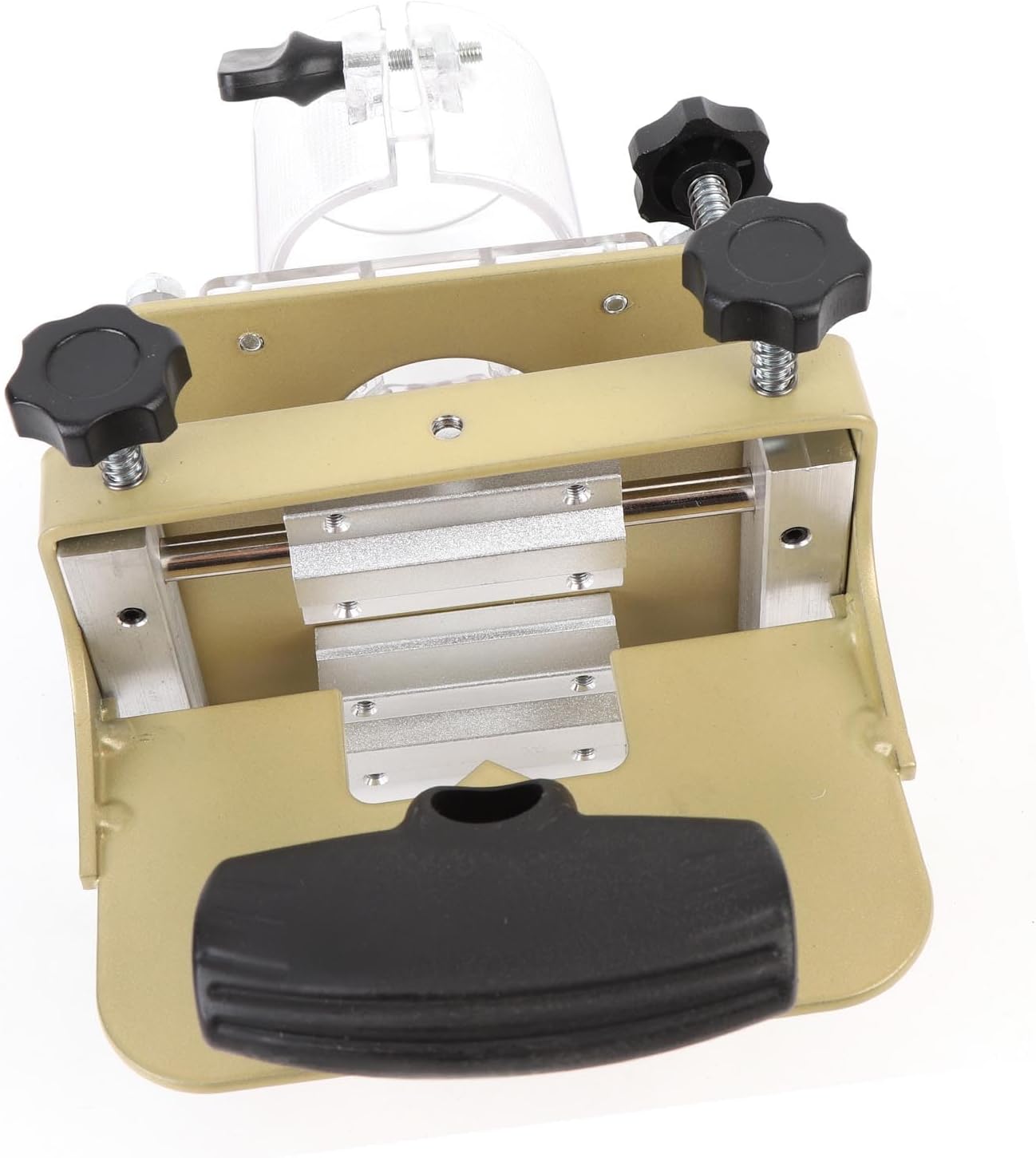 YWBL-WH Wood Router Slotting Locator, Aluminum Alloy Fastener Tool for Efficient Edge Trimming and Woodworking Projects