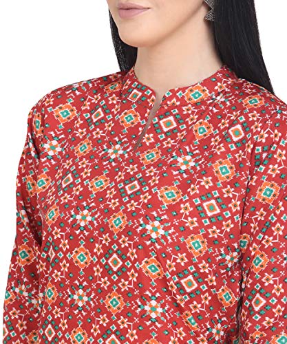 Image of LookMark Women's Crepe Regular Kurta