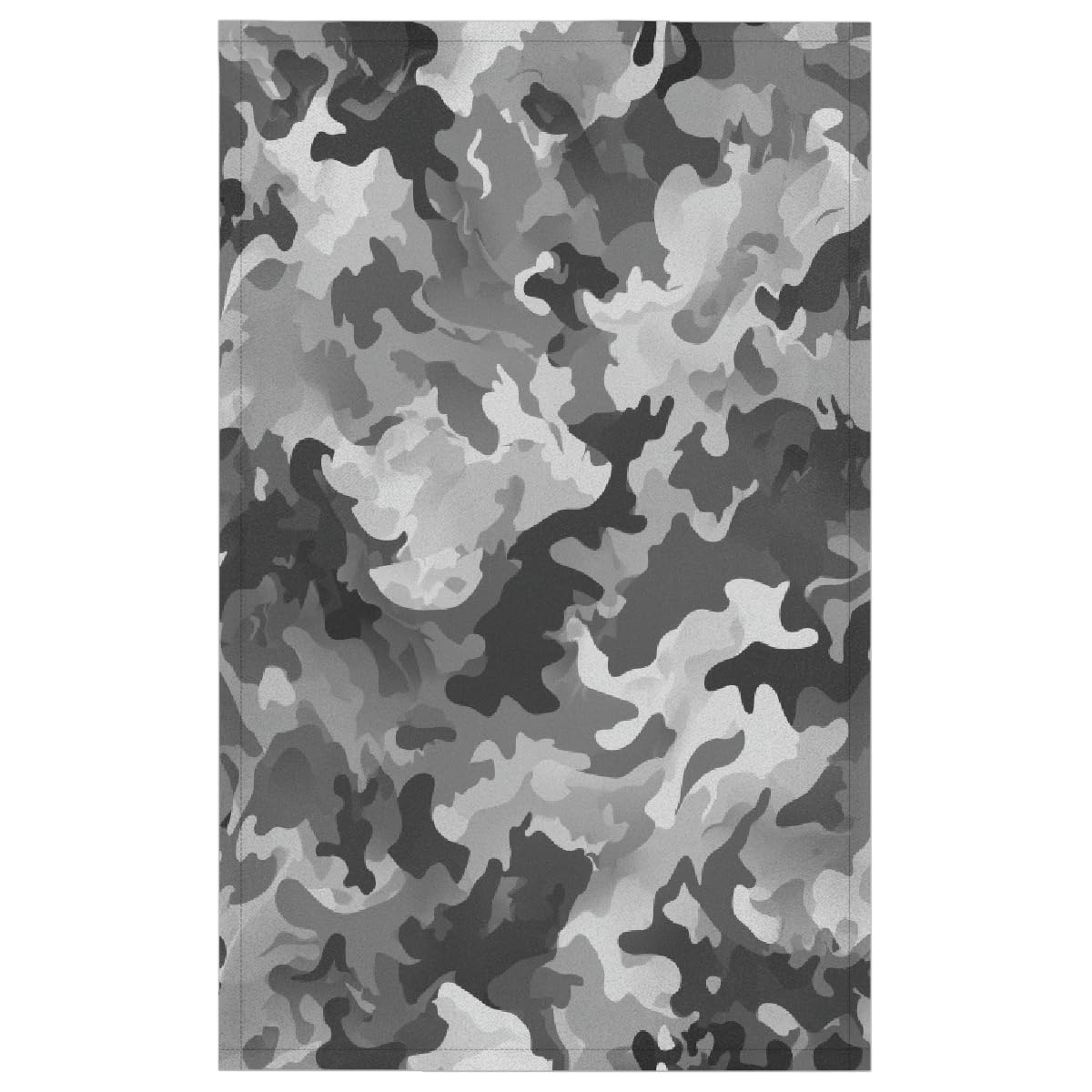 Paños de cocina con patrón de camuflaje gris de 45 x 72 cm, paños de cocina suaves y absorbentes de microfibra de secado rápido para decoración del hogar y baño, paquete de 6