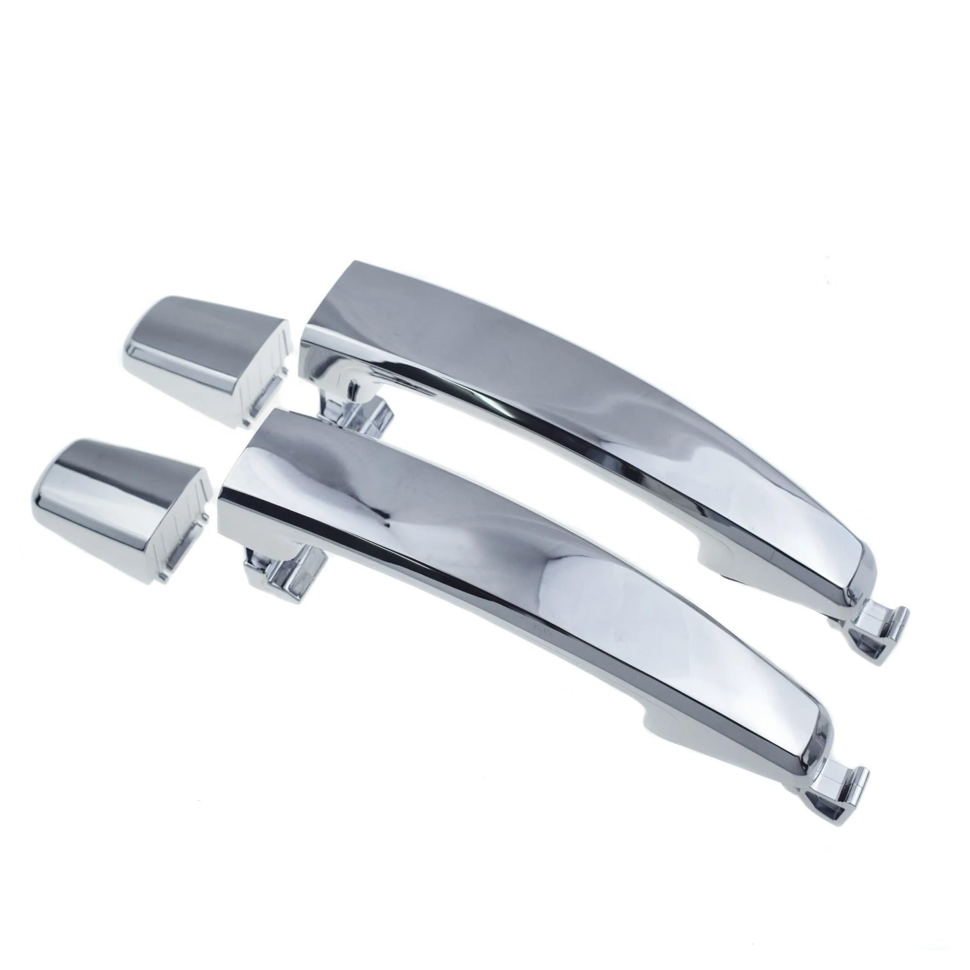 Punxdda Car Exterior Door Handle for Chevrolet for Captiva for Sport 2007-2015 for Aveo 2007-2011 Outside Door Handle Chrome Front Rear Left Right(Rear X2)