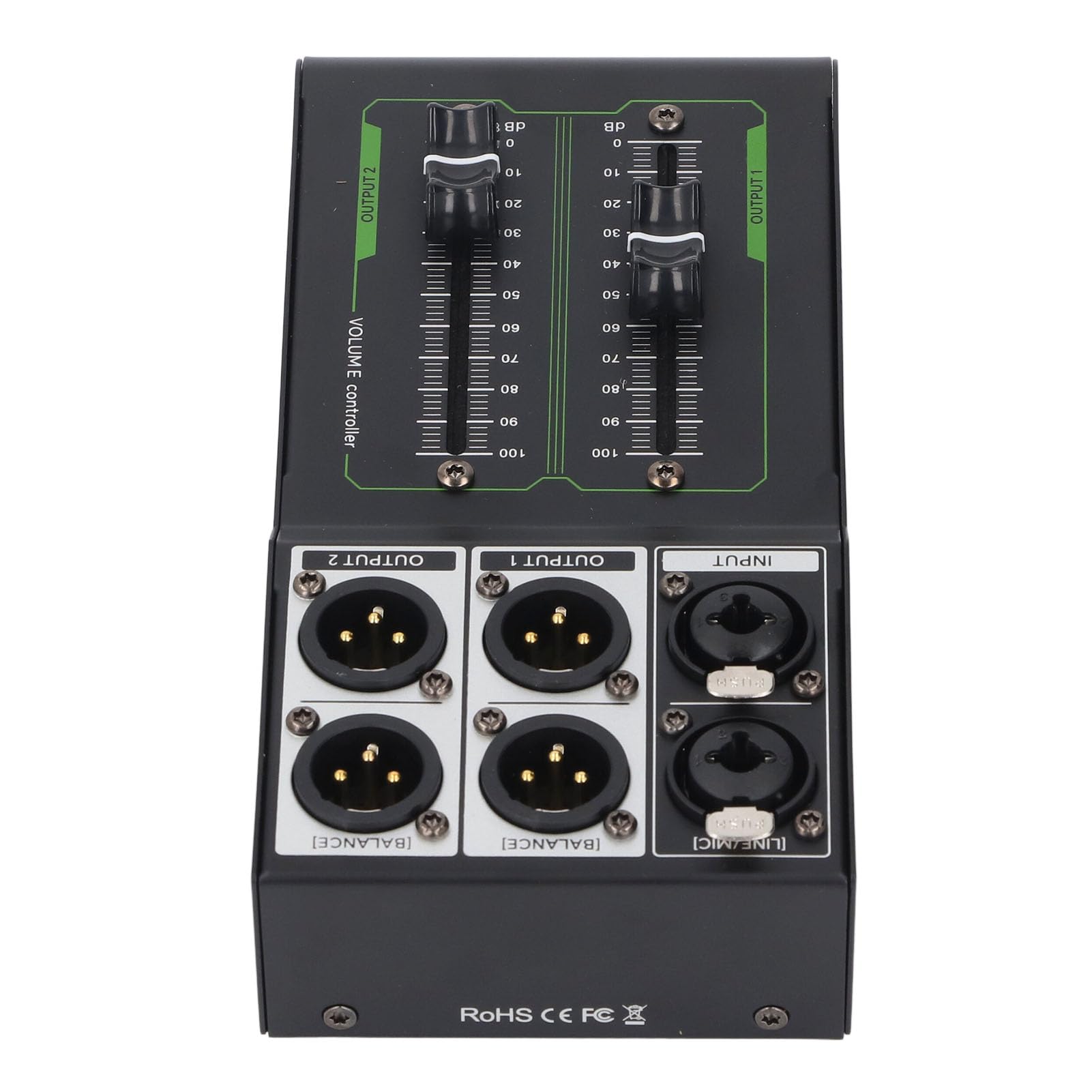 Pasywny Regulator Głośności, Metalowy Tłumik Stereo z 1 Wejściem
