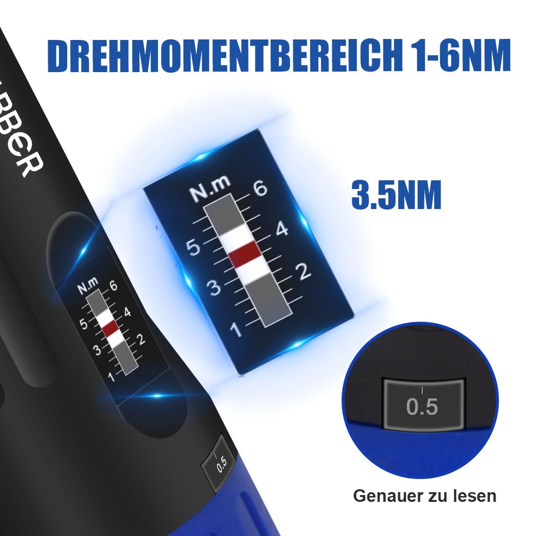 Juego de destornilladores dinamométricos 1-6 Nm, 12 piezas, con maletín de plástico para reparación de bicicletas con portapuntas