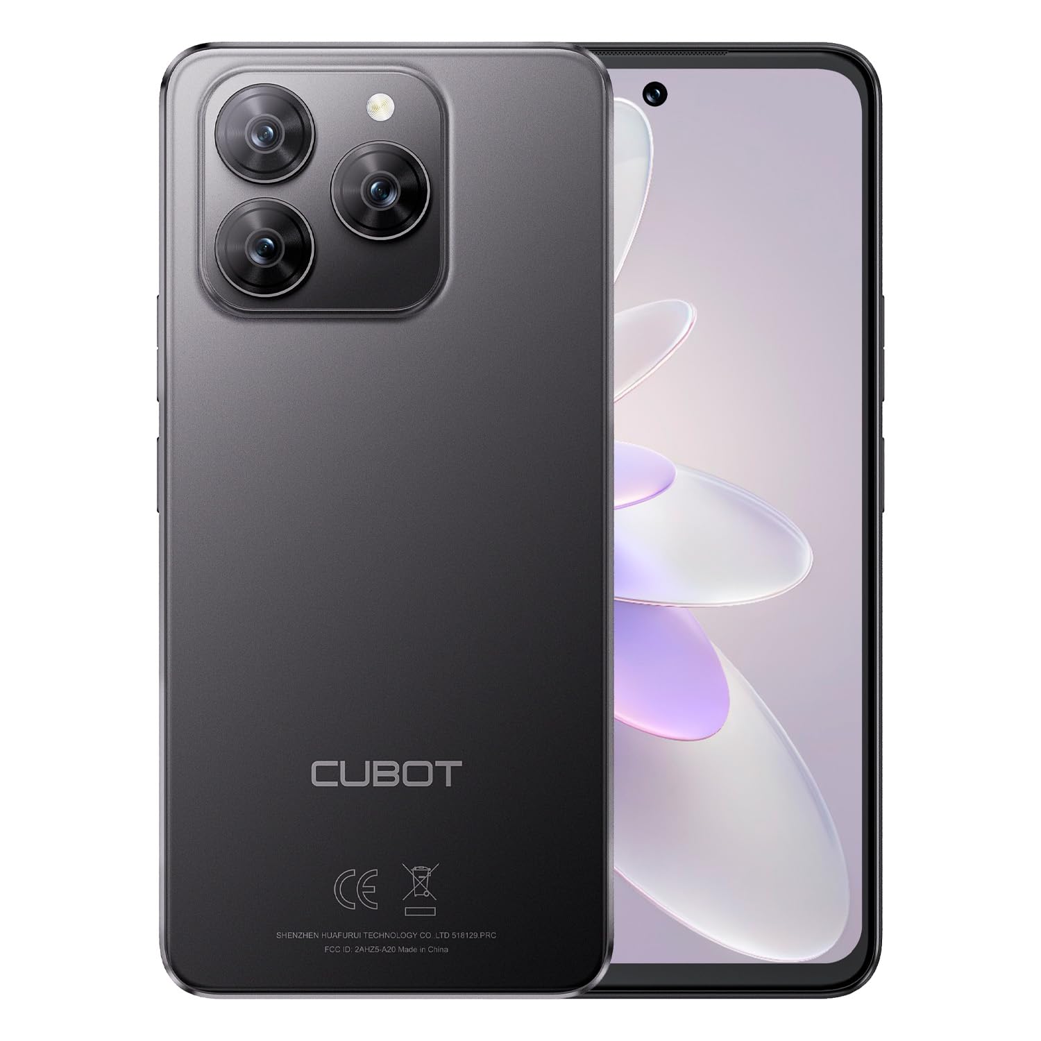 CUBOT Note 60 - Smartphone 4G 7.2" HD+ 120Hz, 16GB RAM (6GB+​10GB Ext.), 128GB ROM, Cámara 48MP, Batería 7000mAh, Android 15, Unisoc T615, Negro