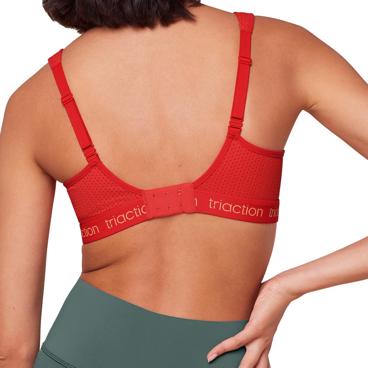 Triumph Damen Triaction Energy Lite N Ex Bra, Blood Orange, 85E