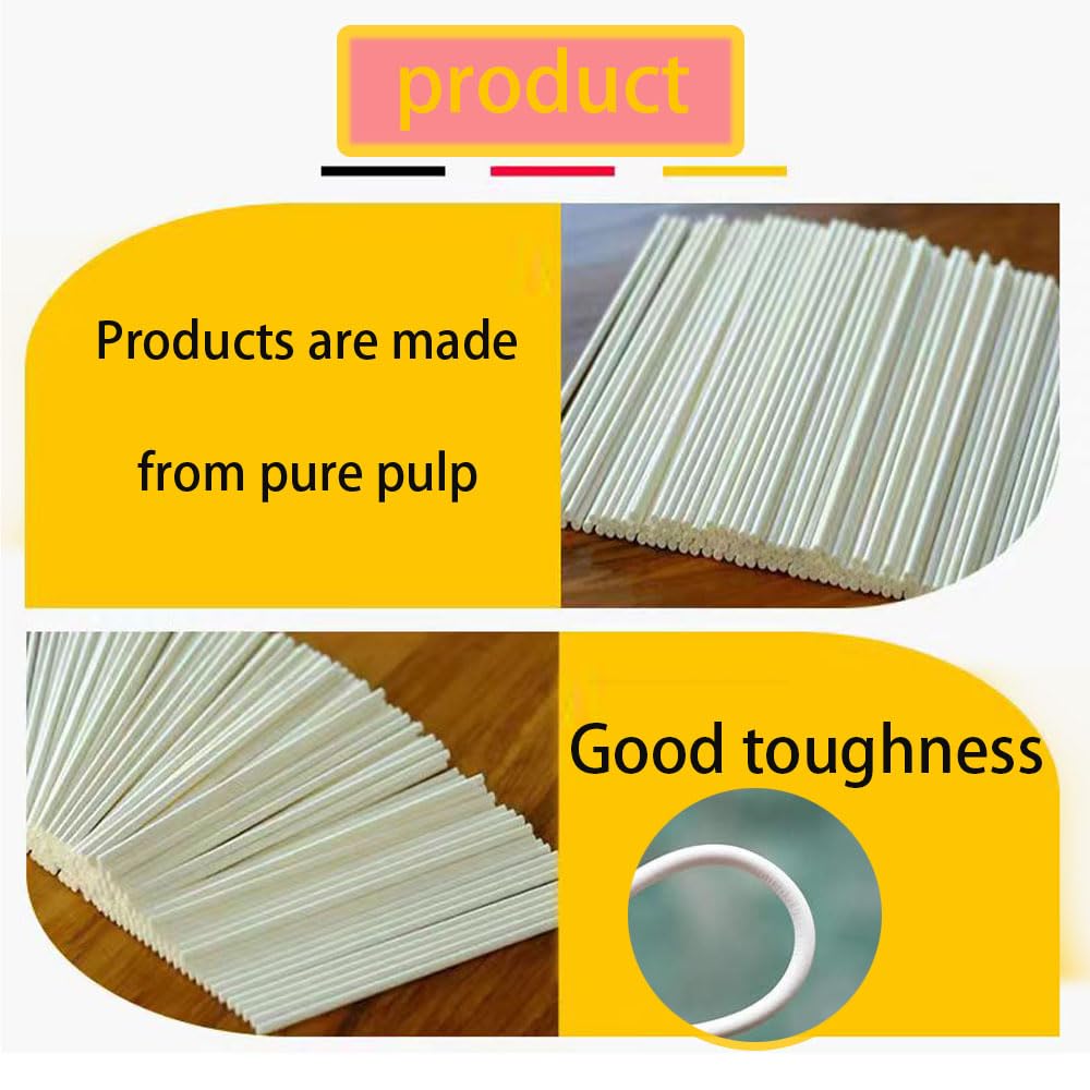 100 Bastoncini Per Cake Pops - 10cm X 3mm, Carta Alimentare, Per Dolci Fatti In Casa - Foto 2