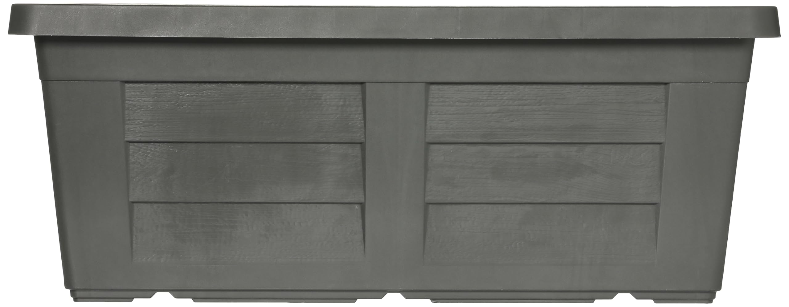 Bama Fioriera Vaso Rettangolare Effetto Legno Antracite 100x44x40h