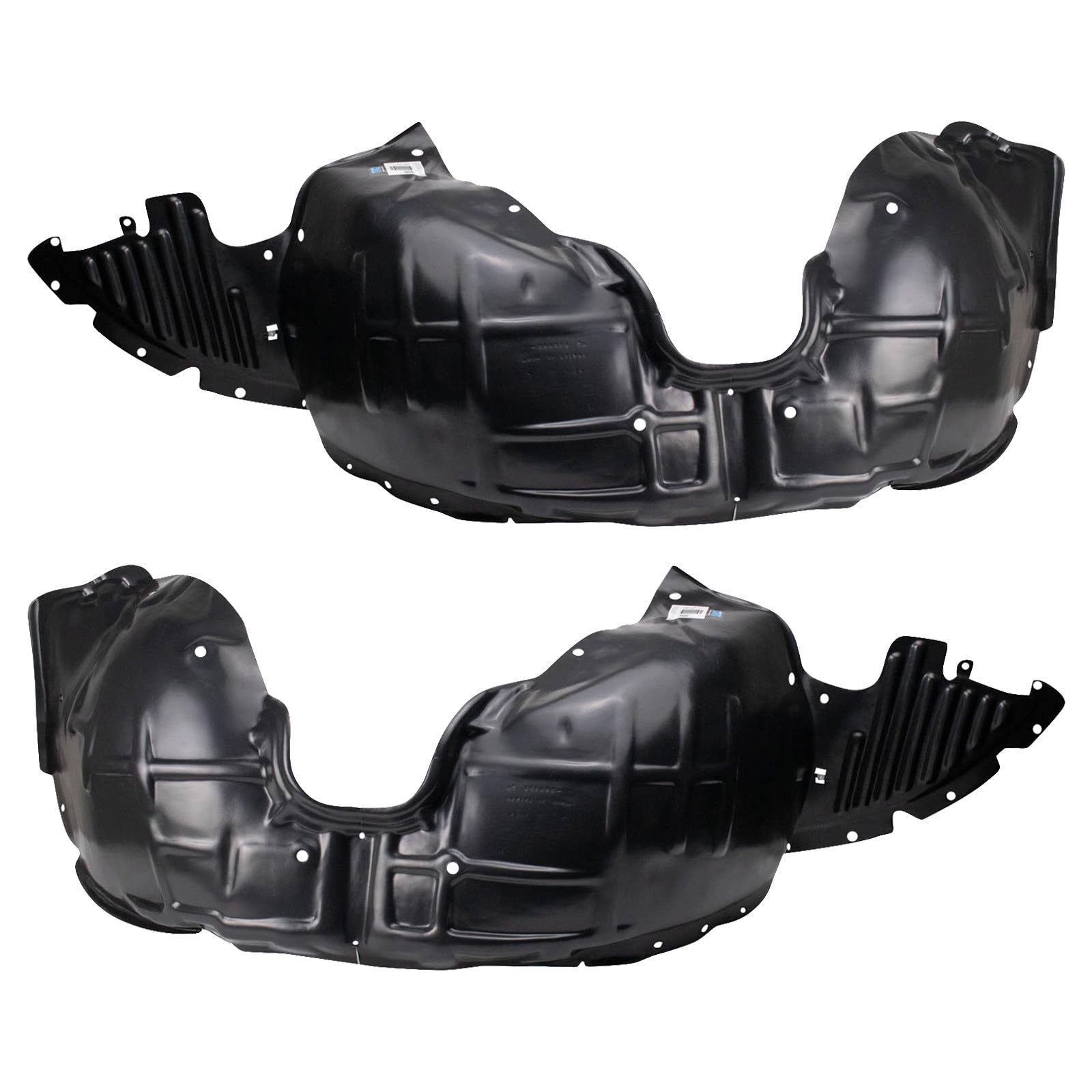 TRQ Front Inner Fender Liner Set | For 2014-2020 Chevrolet Impala GM1248238 GM1249238