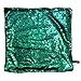 EKNA Housse de coussin de canapé | Taie de coussin à paillettes | Aspect sirène| Changement de couleur magique| Mermaid Pillow ca. 40x40cm - 1 face - vert