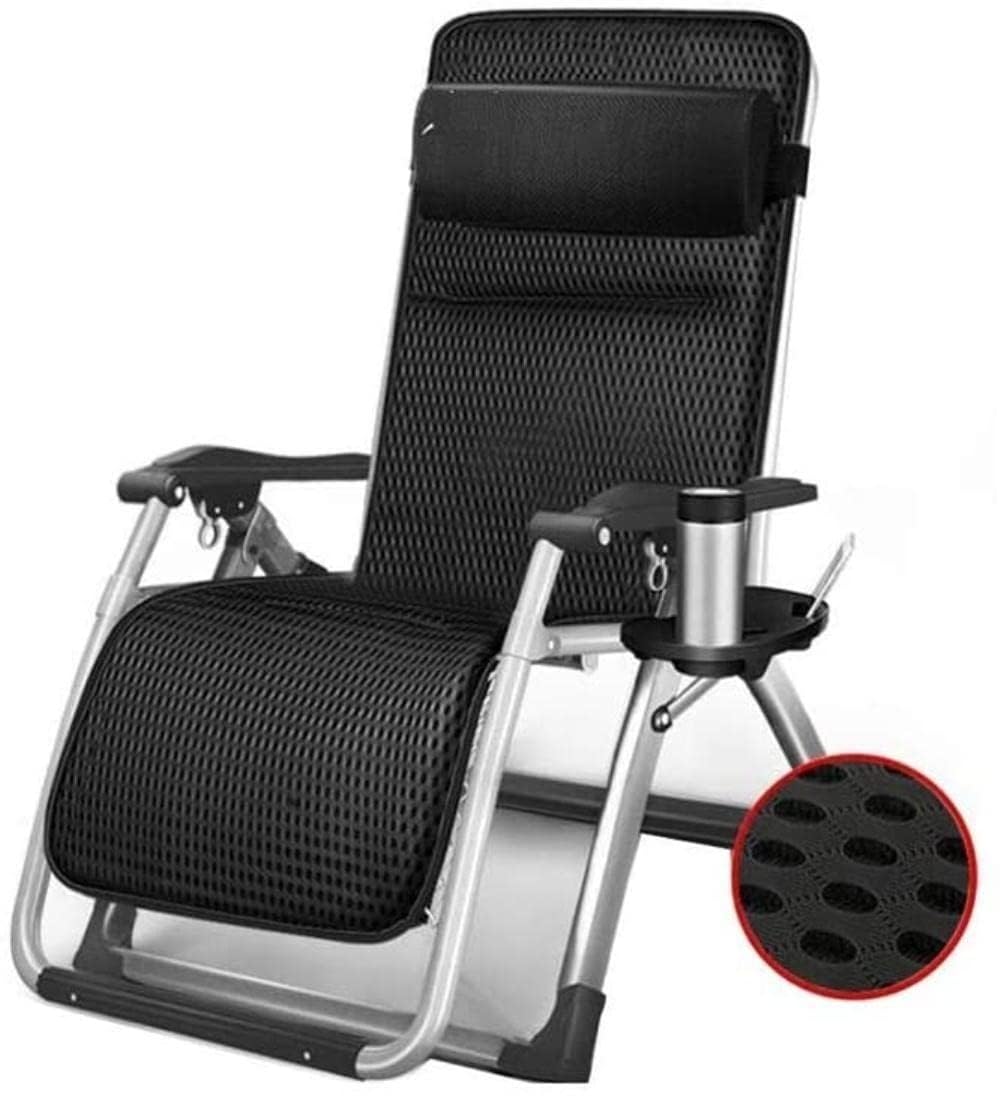 Fauteuil inclinable pliant portable et réglable pour la plage et la maison