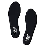 Memory Foam Insoles for Women, Replacement Shoe Inserts for Work Boot, Running Shoes, Hiking Shoes, Sneaker, Cushion Shoe Insoles Shock Absorbing for Foot Pain Relief, Comfort Inner Soles Black US 5