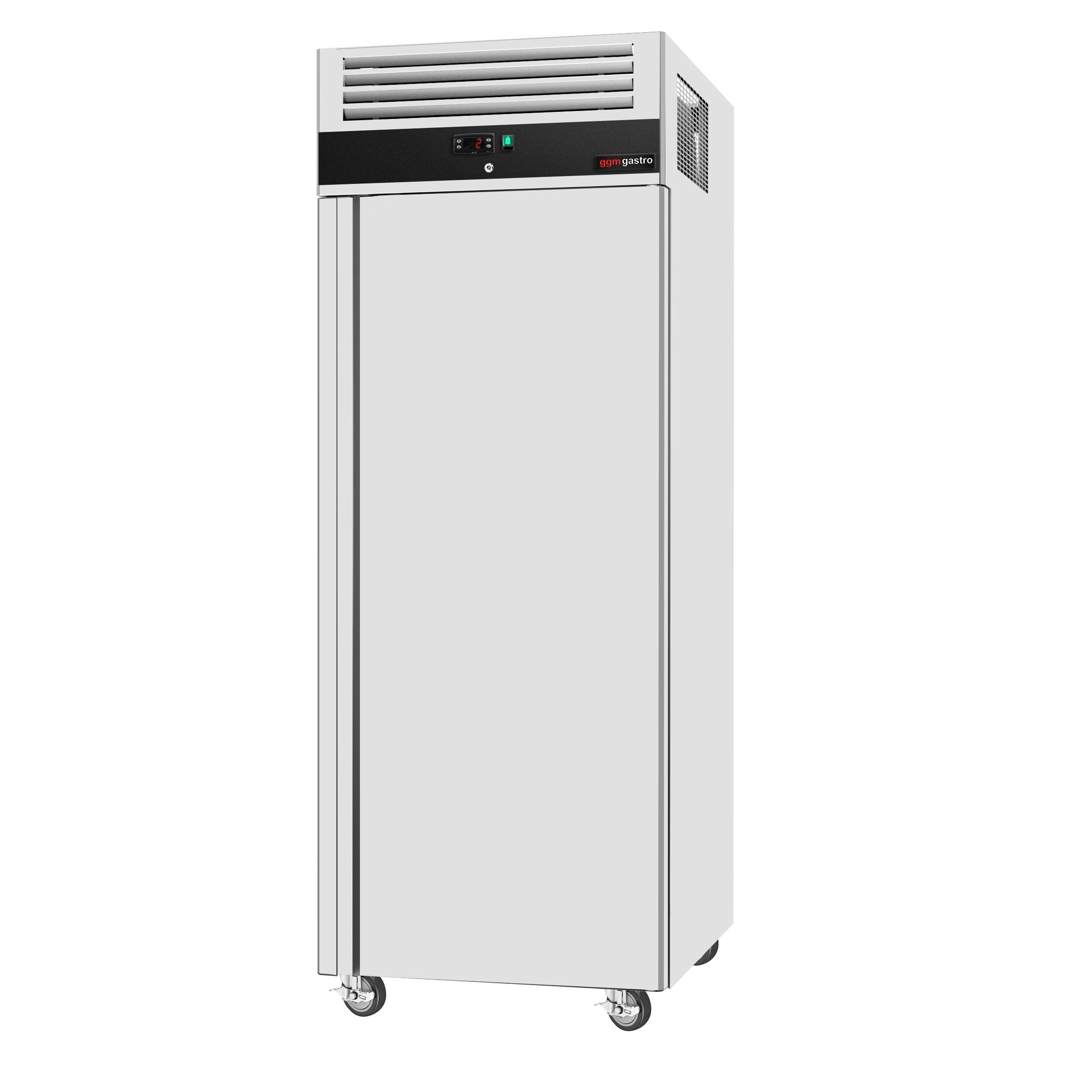 GGM Gastro Kühlschrank ECO GN 2/1 700 l | Hochwertiger Edelstahl AISI 304, für den Dauereinsatz konzipiert, einfache Reinigung, abschließbar, flexibel mobil