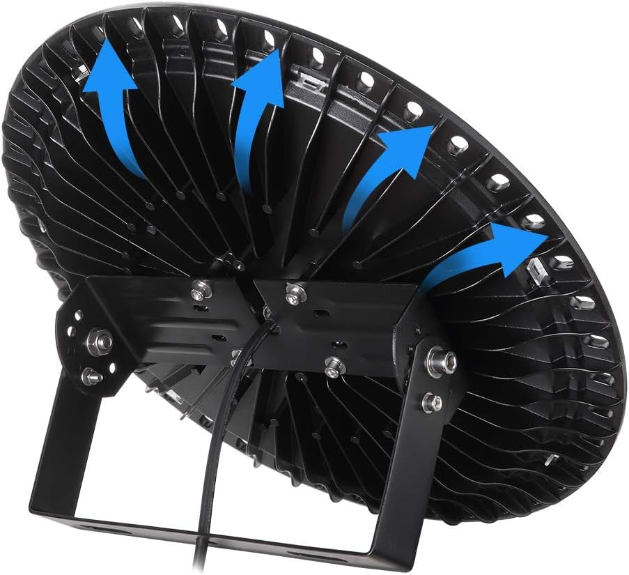 300W LED High Bay Lights IP56 Waterproof 110V LED Lighting Fixture 24000LM 6500K Warehouse Industrial Factory Shop Lamp — view 3