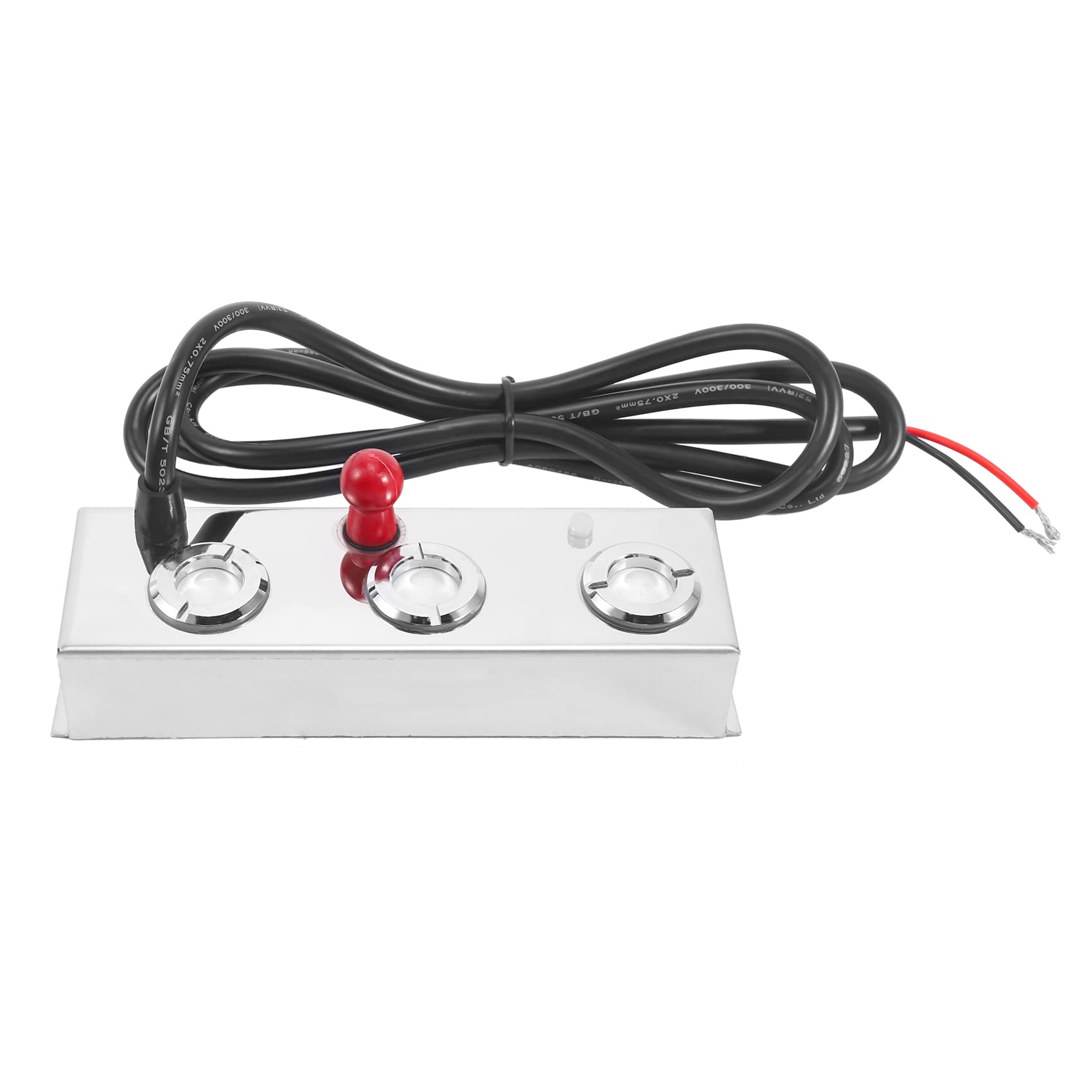 Pesfehhy 3 Head Ultrasonic Mist Maker Fogger Stainless Steel Humidifier Aeromist Hydroponics Nebulizer Water Fountain Pond Atomizer