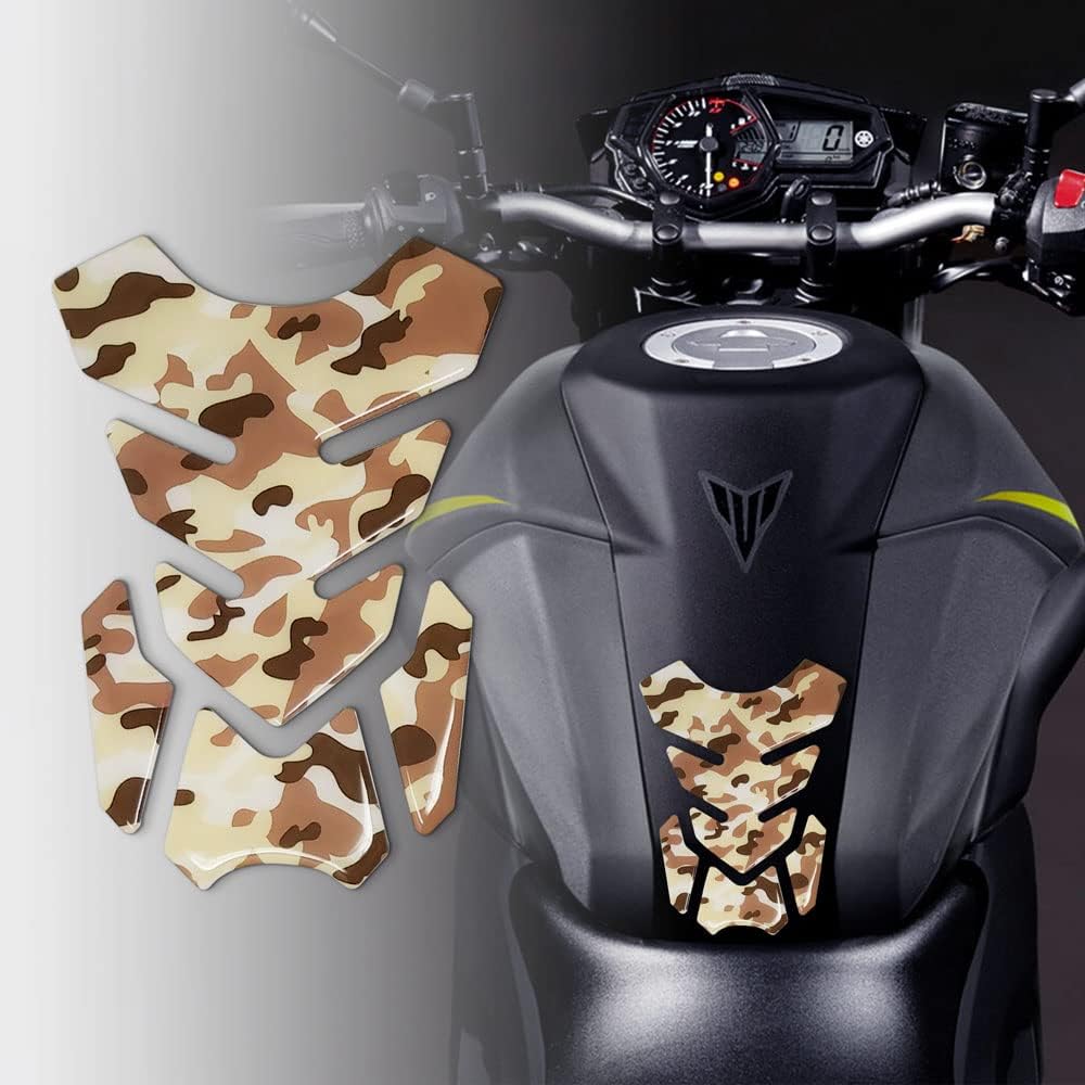 Quattroerre 18167 Tank Protectors Moto Universal, Camouflage Desert