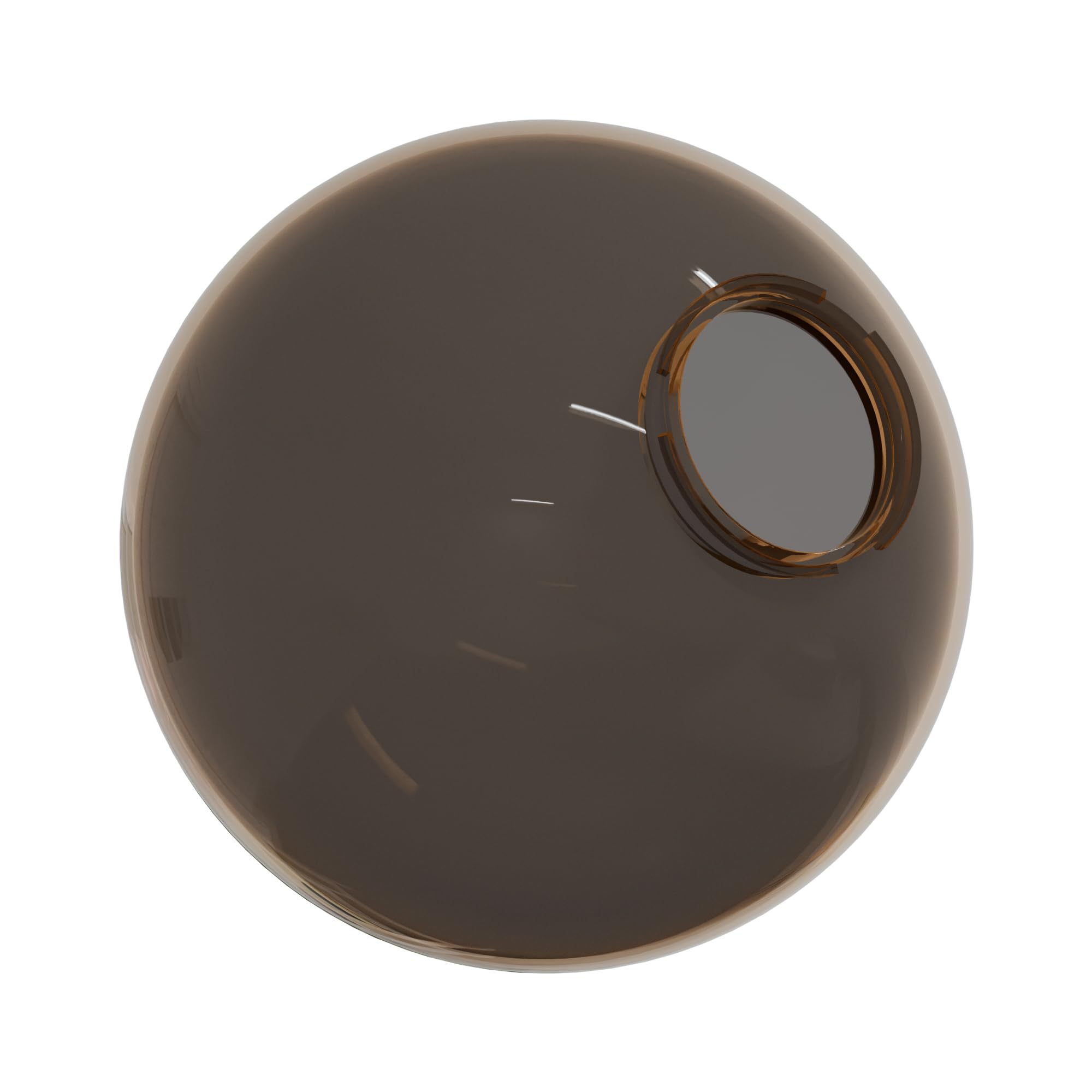 KASTLITE 12" Bronze Acrylic Lamp Post Globe - lighting accessories | Mubboo