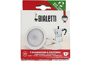 Bialetti Gasket & Filter: Perfect Fit for Bialetti Moka and Dama