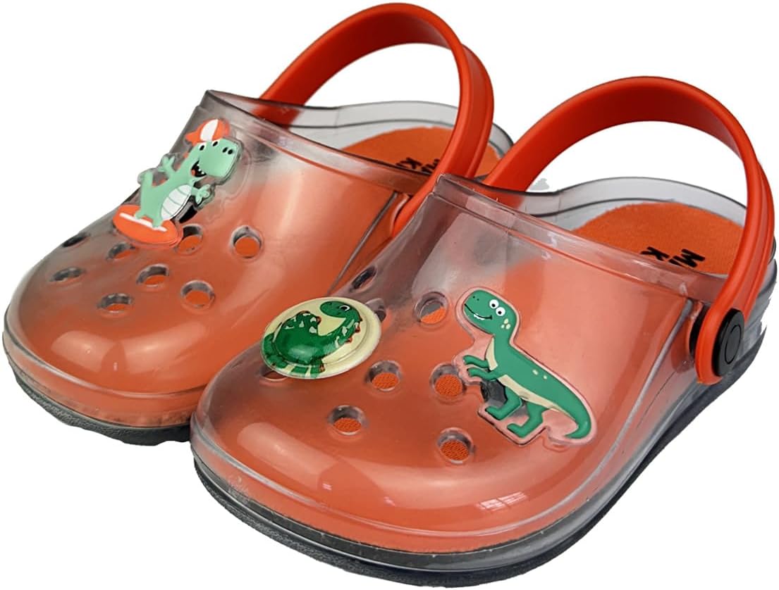 Sandália Infantil Babuche Menino Com Palmilha Dinossauro Macio Leve Magicc BB-005