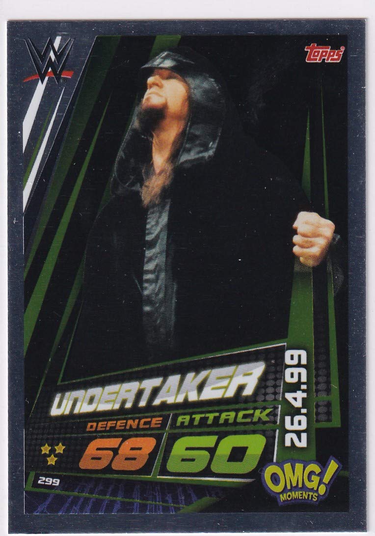 Slam Attax Universe 299 Undertaker OMG! Moments Trading Card