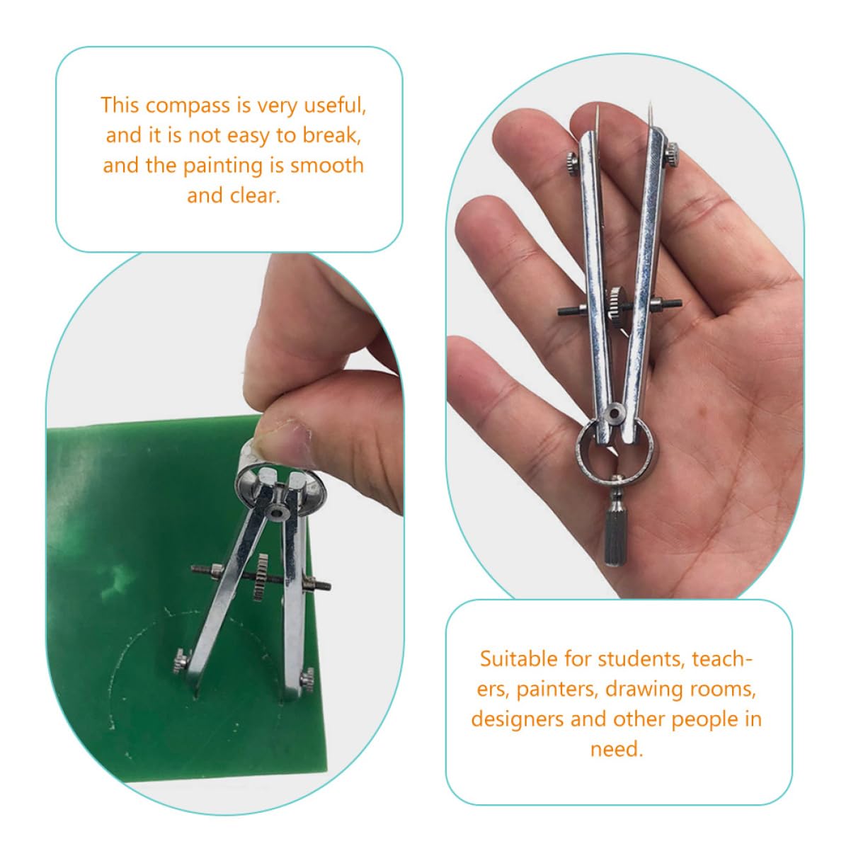 NUOBESTY 5stücke Stainless Steel Für Präzises Zeichnen Und Design Für Schüler Lehrer Und Künstler Leicht Und Tragbar Geeignet Für Schule Und