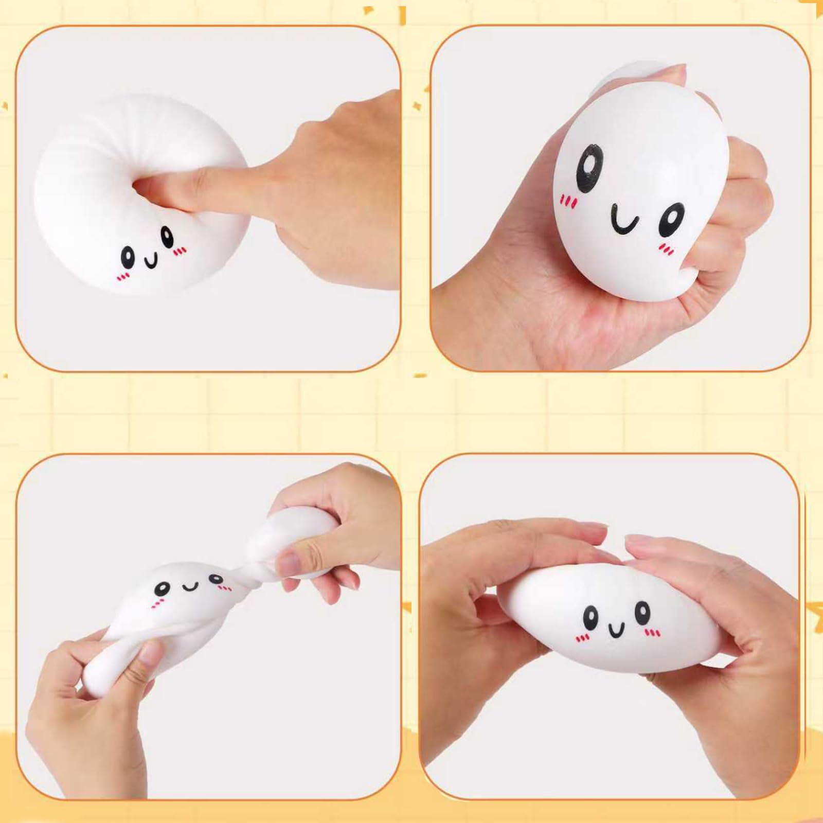 New 2026-Dumpling Squishies & Dumpling Squishy Mystery Box Squishy Dumpling (Purple) — view 2