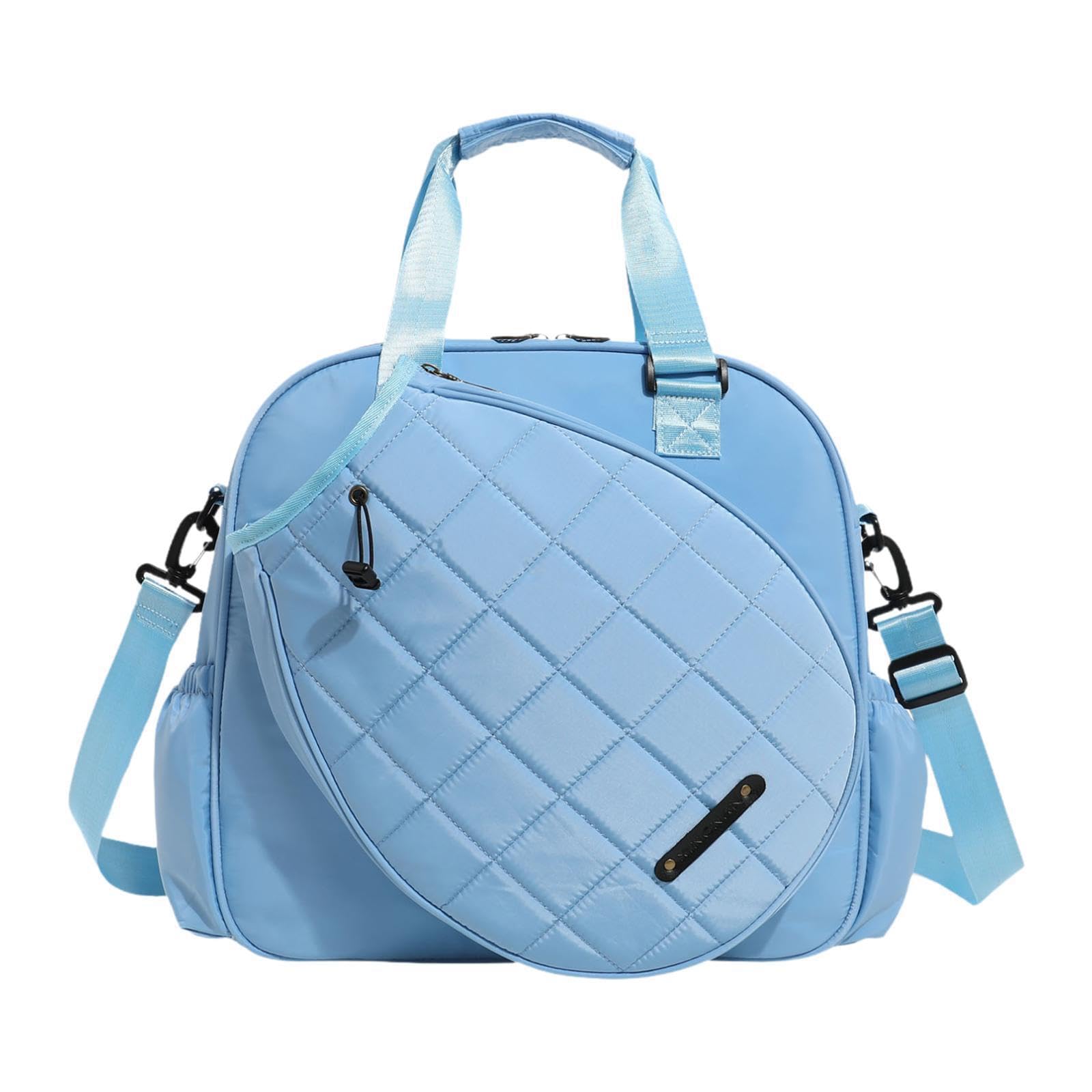 Borsa da Tennis Estremamente spaziosa, per trasportare Racchette, Attrezzatura da Badminton e Oggetti Personali. Dispone di Ampio Spazio di archiviazione e Tasca Interna