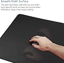 HOMESHOPPER Extra Large Mouse Pad Gaming Mouse Pad, Extended Large Desk mat, Mousepad for Laptop, Mouse Pads for PC Keyboard with Non-Slip Rubber Base Black with Black Border (70 X 30 cm) gallery image