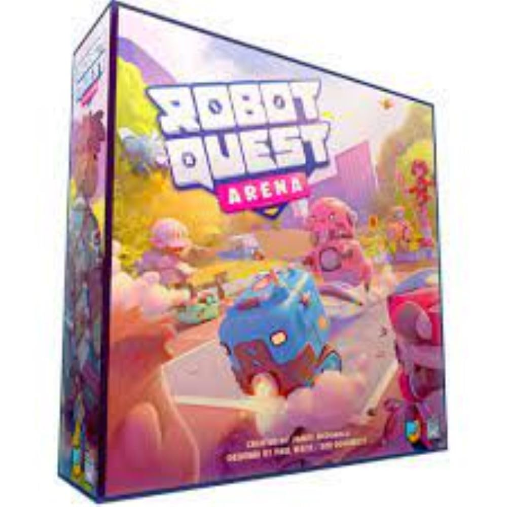 Wise Wizard Games | Robot Quest Arena | Board Game | Ages 12+ | 2-4 Players | 30-60 Minutes Playing Time