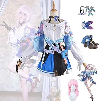 Amazon.co.jp: [CGyukiya]cos崩壊：スターレイル 三月七コスプレ 