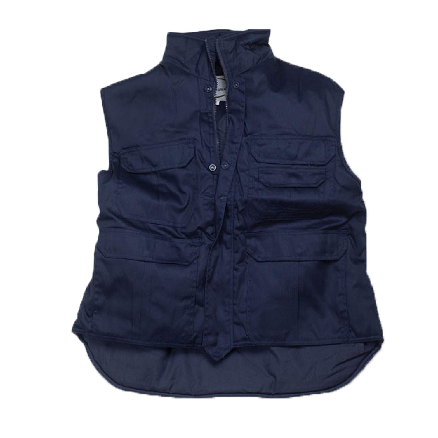 Fratelliditalia Gilet sans Manches pour Homme rembourré Poches Chasse d'hiver matelassé Fermeture Éclair Mode