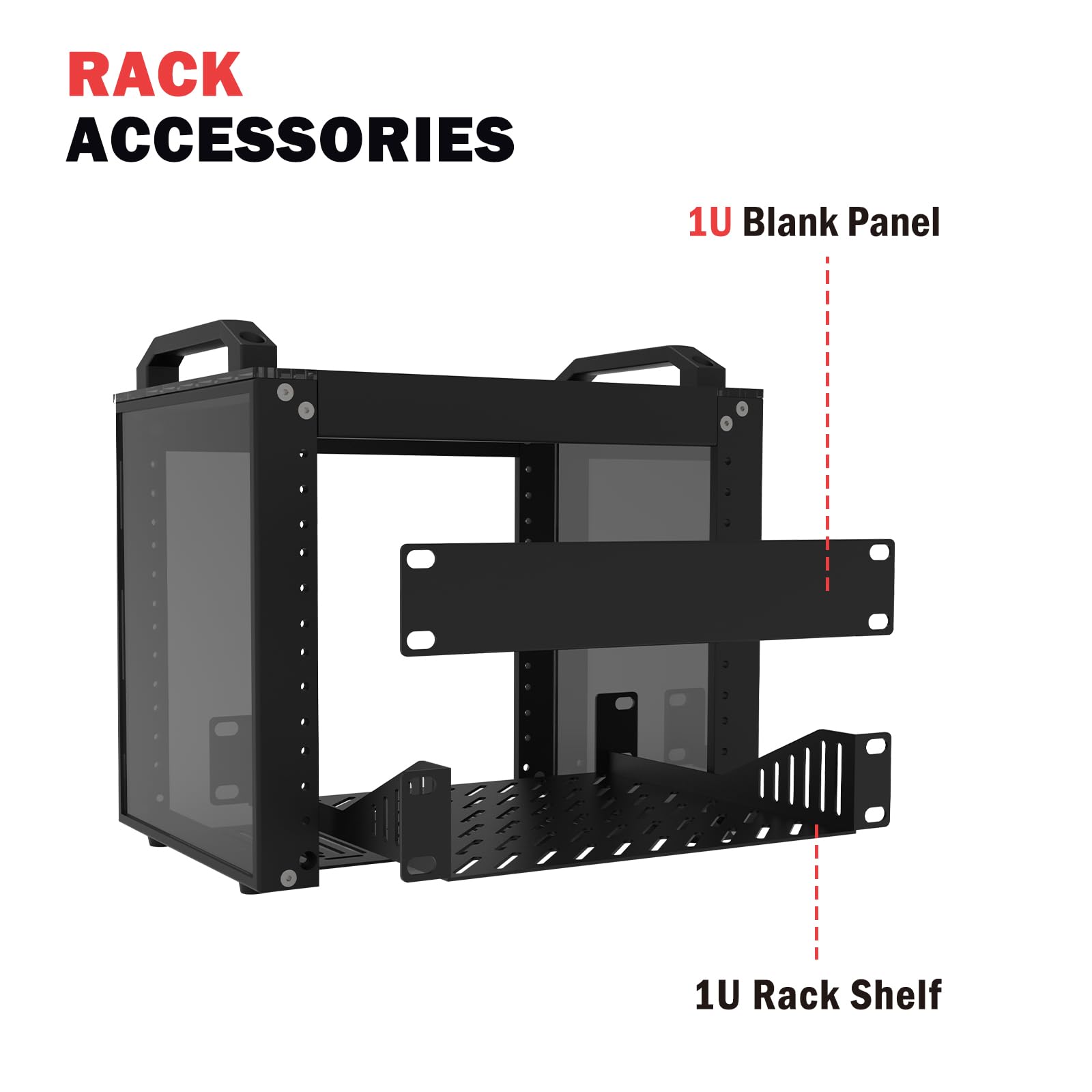 Panel De Conexión Tipo D De 1U Para Rack DeskPi RackMate TT De 7 Pulgadas