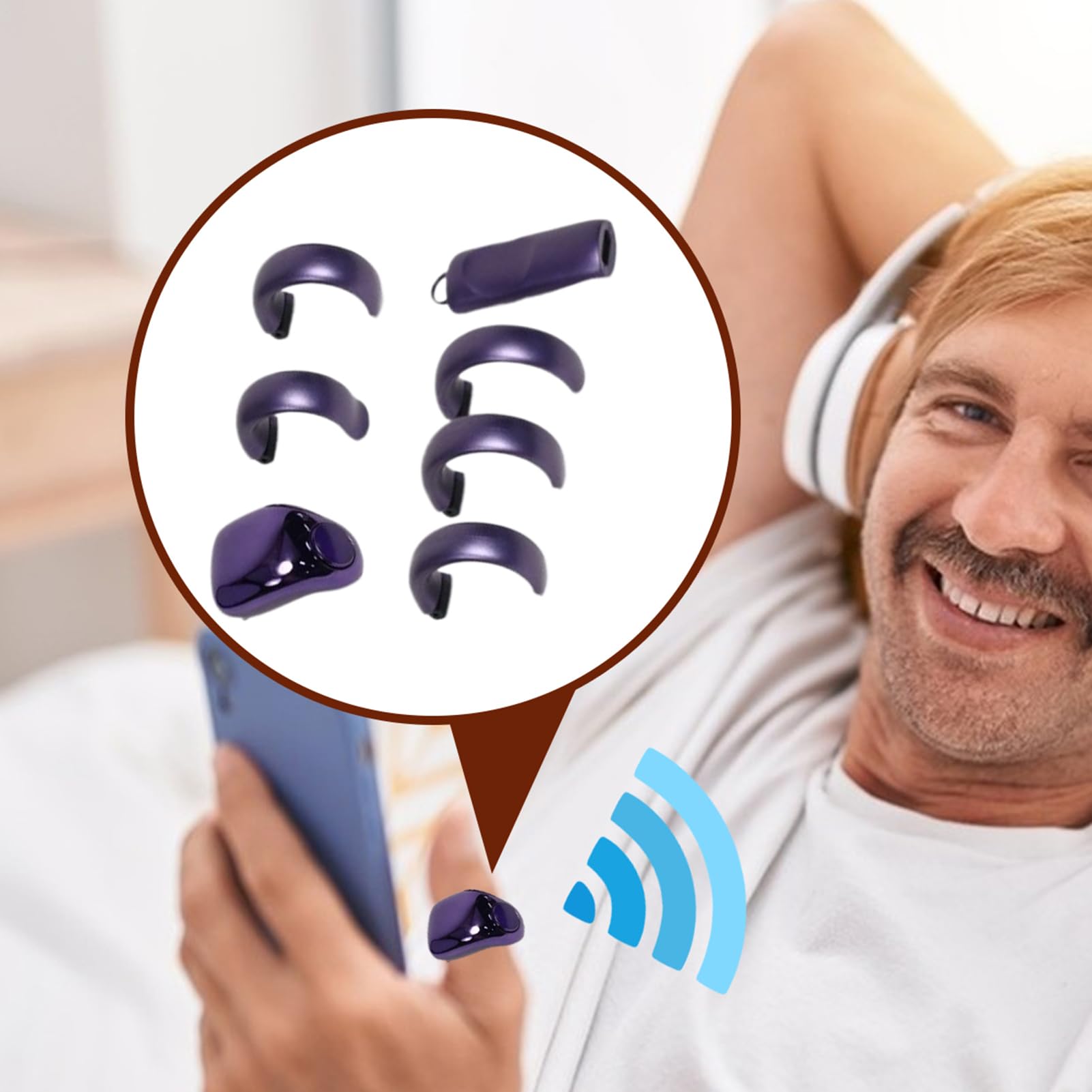 Intelligenter Ringzähler Elektronisch, und tragbar, als Wearable am Körper