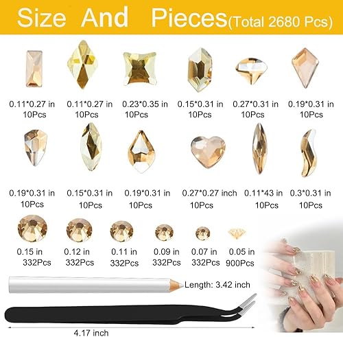 Miniatura 13 de 412 dijes para uñas, 3D rosa, blanco y negro, decoración de uñas acrílicas, flores de primavera, perla para uñas, decoración de uñas, decoración