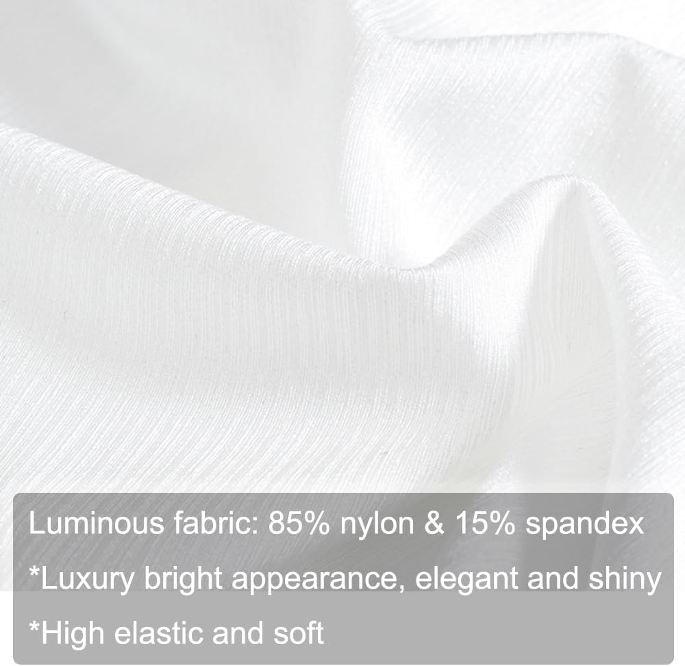 Sexy Mens Sparkly Boxer Briefs Short Ice Silk Bulge Enhance Underwear Low Rise Boxers No Fly Male Trunks White Man Briefs Underpants 2xl - Image 3