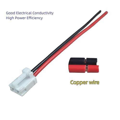 Miniatura 4 de Arnés de cable de repuesto 82998-12380 90980-10916, 6 pulgadas, calibre 12, compatible con Toyota Tacoma 2005-2016, conector del motor del soplador,