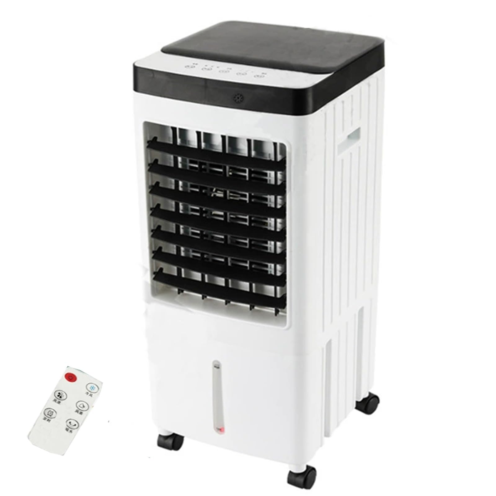 25in Swamp Cooler with Remote, 7 H Timer 3 Speed Evaporative Air Cooler, 2.64 Gal Water Tank 60° Oscillation for Home Office