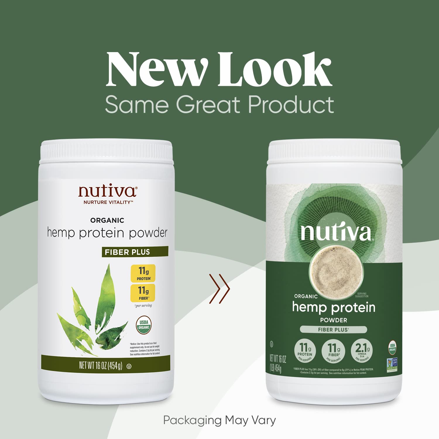 Nutiva USDA Organic Cold-Pressed Raw Hemp Seed Plant Protein with Hi-Fiber and Essential Amino Acids Powder, Non-GMO, Whole 30 Approved, Vegan, Gluten-Free & Keto, 3 Pound