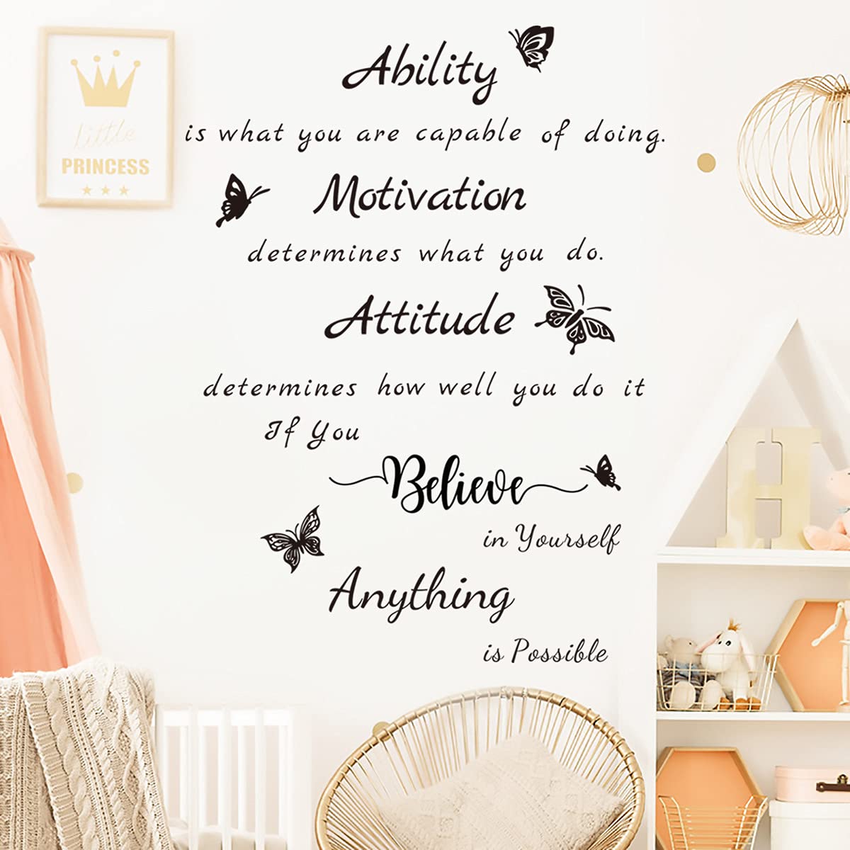 Inspirational Quotes Wall Decals Large Removable Motivational Saying