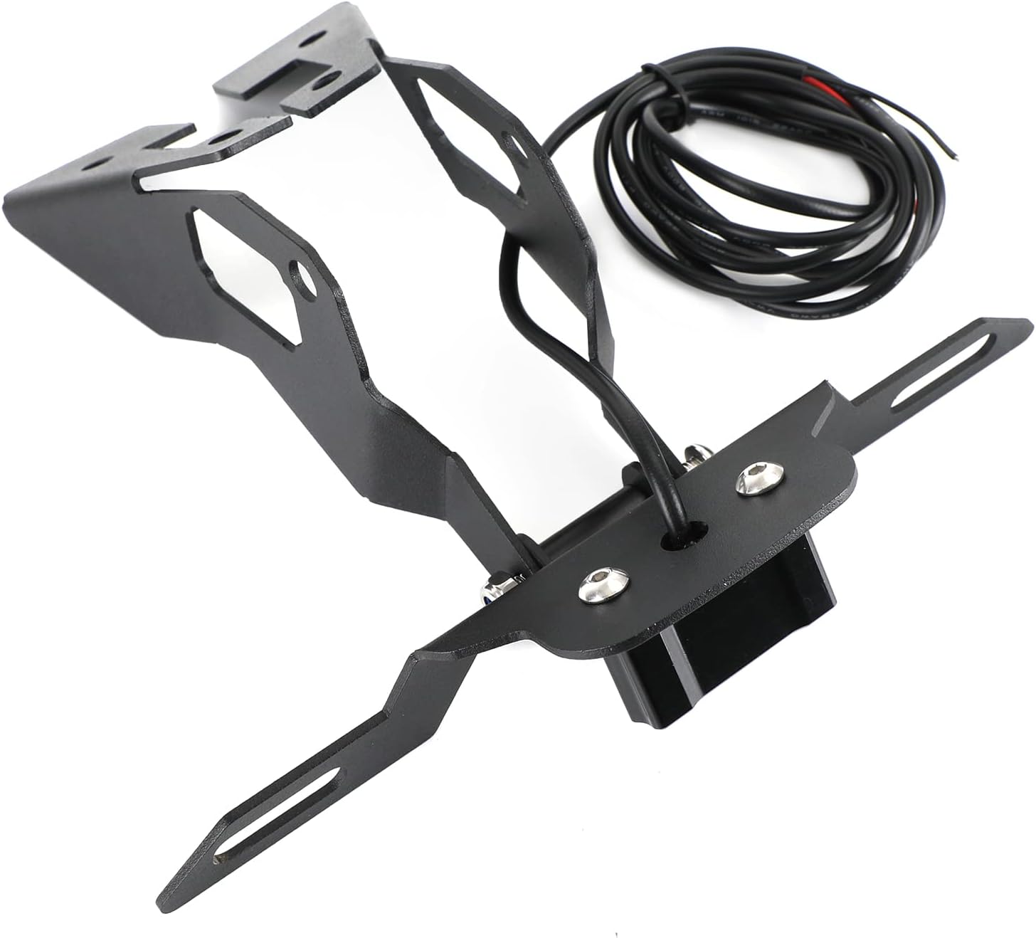 Areyourshop Motorcycle License Plate Bracket Mount, License Plate Holder Frame Bracket fits for Kawasaki Ninja 400 2018-2020, Z400 2018-2020