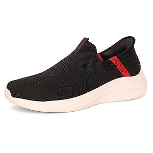 TOMORROW 山崎 NV SSK8038BLK Men's Jake Arch Fit MaxTRAX® Soft Toe Slip-On
