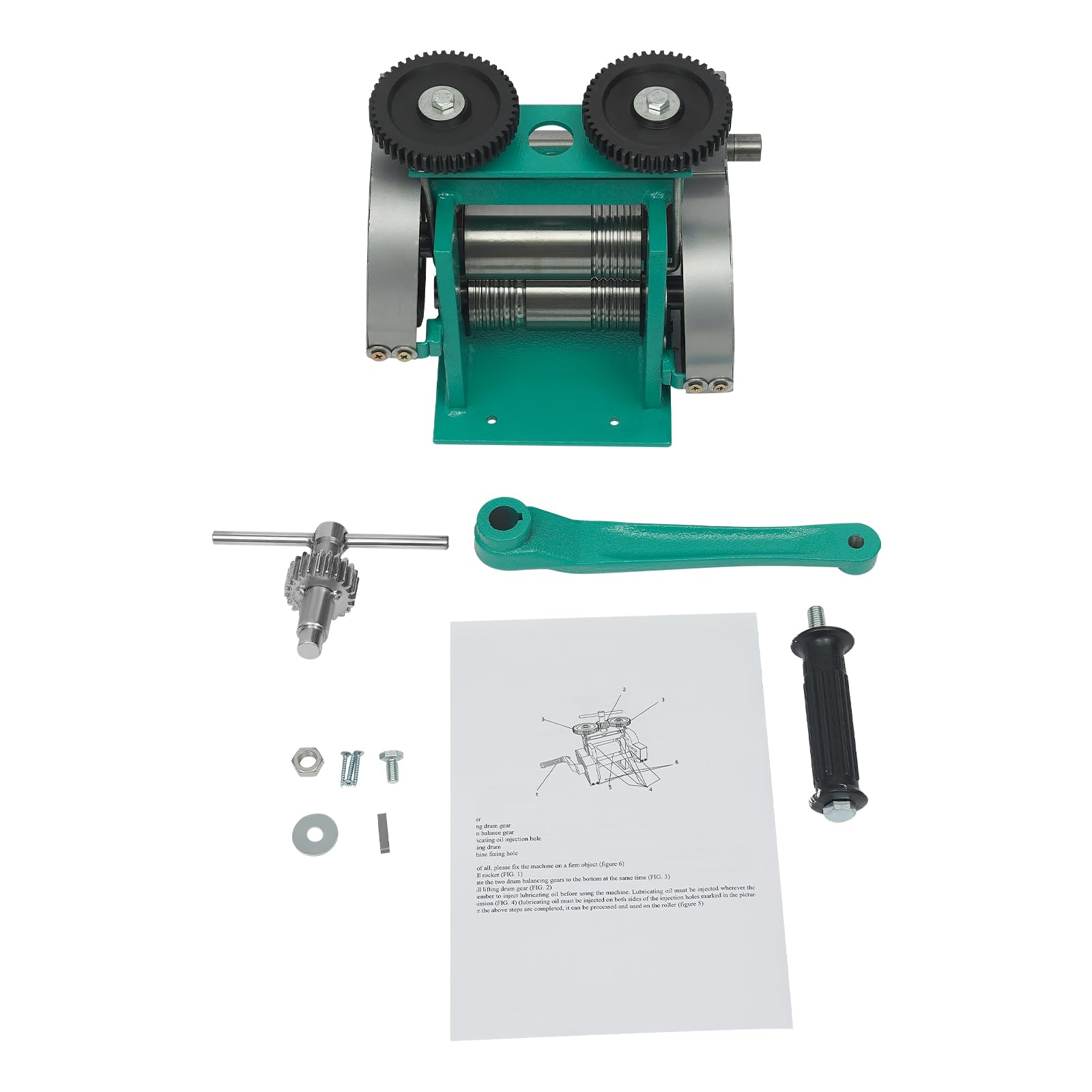 hongward Rullo per gioielli manuale 3 in 1, piegatrice per anelli, strumento manuale per gioielli e goffratura, strumenti per la creazione di gioielli in oro e argento, riparazione e fai da te
