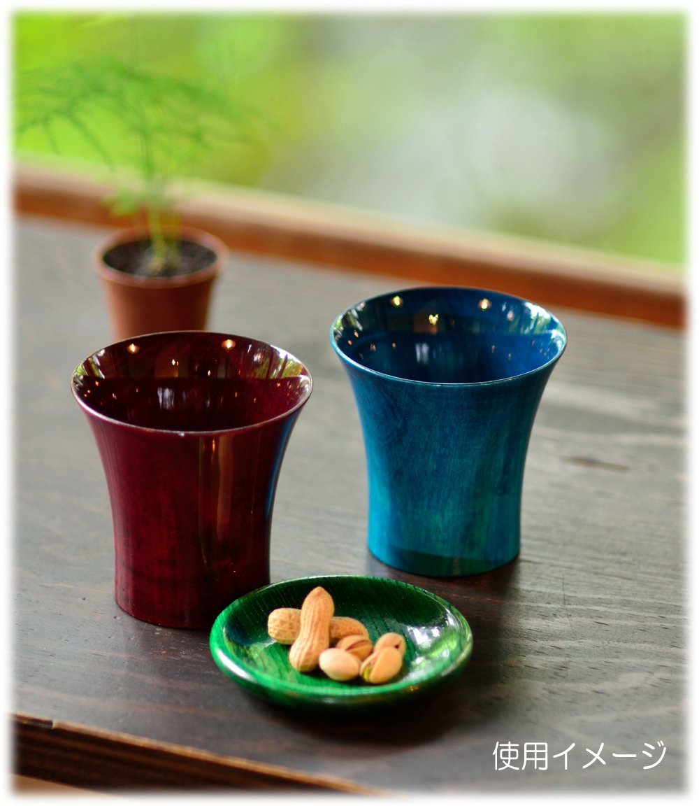 山中漆器 嘉匠菴 Mug Cup Colorfu パープル SX-496 嘉匠菴 マグカップ