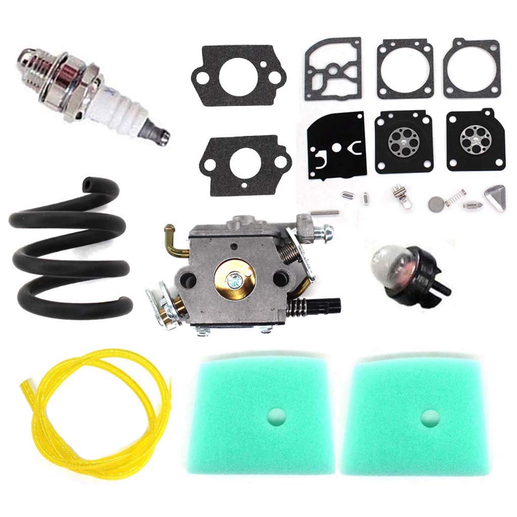 Kit Carburateur Haishine Pour Tondeuses Husqvarna - Inclut Bougie Et Filtres