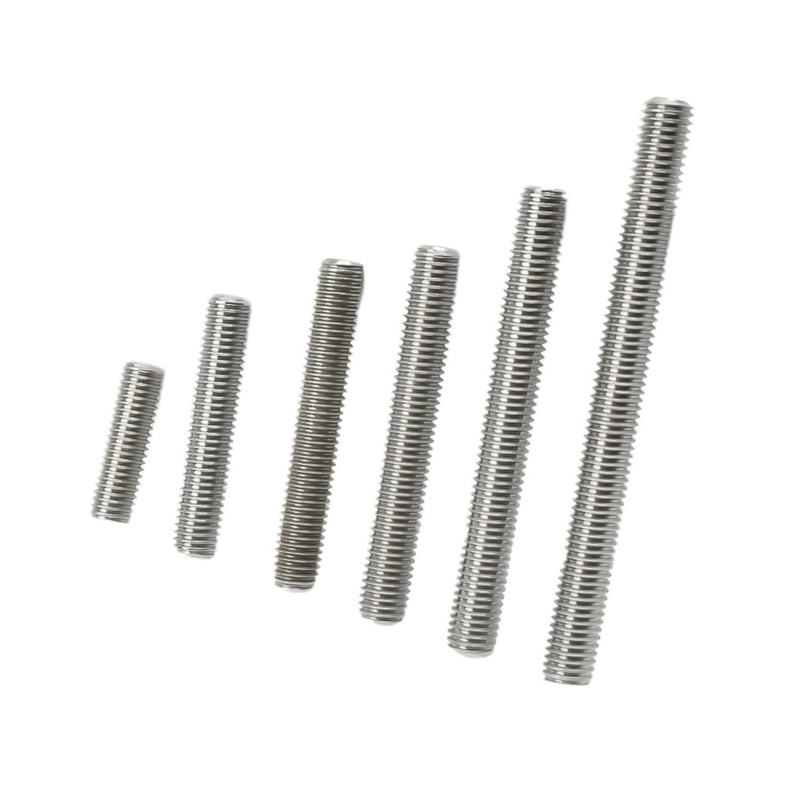 Varilla Roscada Perno de varilla roscada completa acero inoxidable Tornillos varillas rosca sin cabeza completamente métricos(170mm (2pcs),M12)